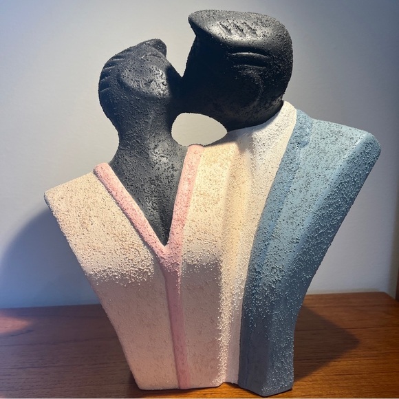 1980s Art Deco Revival Sculptures, Linsey B Balkweill Style, - Picture 1 of 11